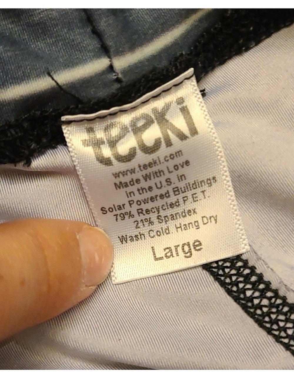 Teeki  love the elephant  leggings  size L - Picture 2 of 2